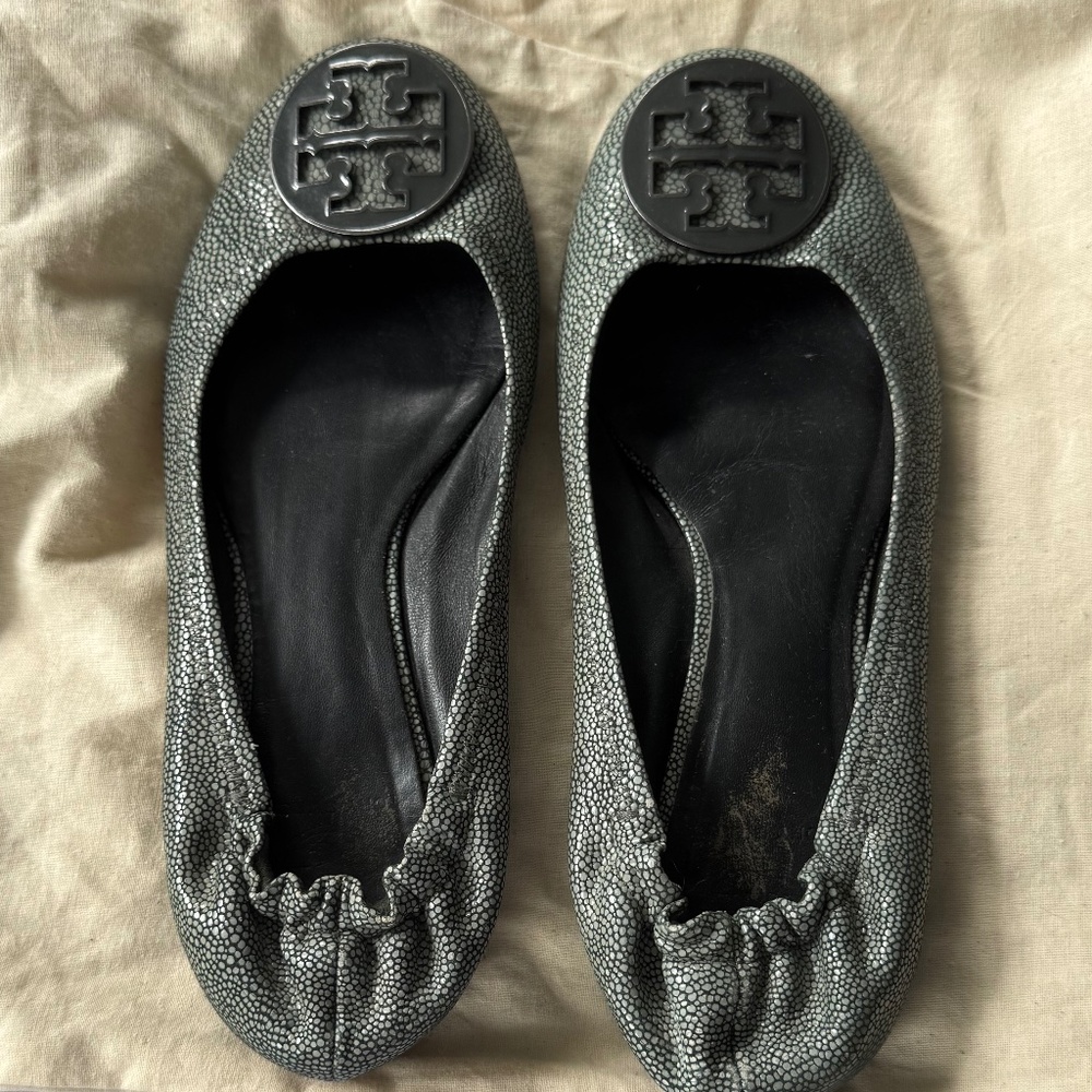 Tory Burch Reva Flats -Stingray